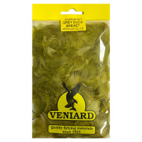 Veniard Peří z Divoké Kachny Mallard Duck Drake Round Breast Medium Olive 2g