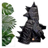 Přechodná bunda ve tvaru draka v černé barvě