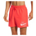 Pánské plavky NIKE SWIM Logo Lap 5 inch-631- Bright Crimson