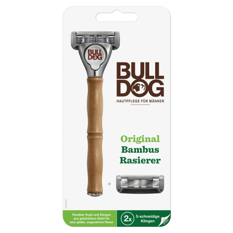 Bulldog Original Bamboo - strojek + 2 náhradní hlavice