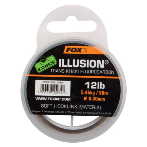 Fox Fluorocarbonový vlasec Edges Illusion Soft 50m - 0.35mm / 16lb / 7.27kg