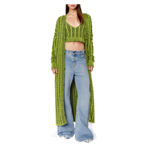 Kardigán diesel m-panagia knitwear zelená