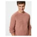 Koton Knitwear Sweater Crew Neck Soft Textured Slim Fit Long Sleeve