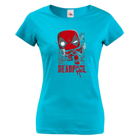 Dámské tričko s potiskem Deadpool pro fanoušky Marvelovek BezvaTriko