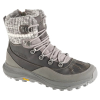 Tmavě šedé dámské zimní turistické boty Merrell Siren 4 Thermo Mid Zip WP Šedá