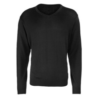 Premier Workwear Pánský pletený svetr PR694 Black