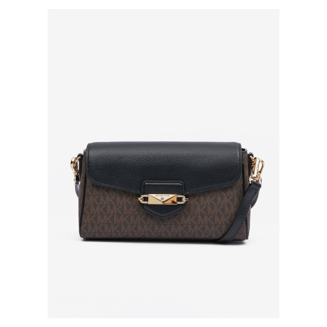 Hnědá dámská vzorovaná crossbody kabelka Michael Kors - Dámské