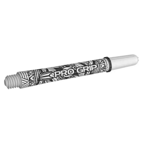 Násadky na šipky TARGET Ink Pro Grip, bílé plastové, dlouhé, 48 mm, 9 ks