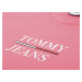 Růžové skinny tričko Tommy Jeans