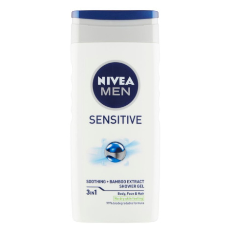 Nivea Men Sensitive sprchový gel pro muže 250 ml
