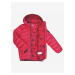 Tmavě růžová holčičí prošívaná zimní bunda LOAP Intermo