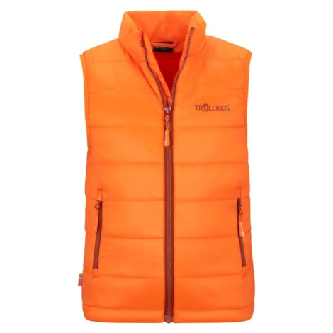 jiná značka TROLLKIDS "Kids Trondheim Vest" prošívaná vesta Barva: Oranžová