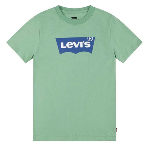 Dětské tričko Levi's zelená barva, s potiskem Levi´s