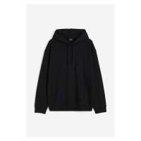 H & M - Mikina's kapucí Loose Fit - černá