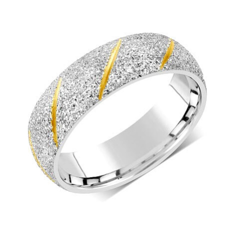 Silvego Snubní prsten pro muže i ženy z oceli RRC22799 59 mm