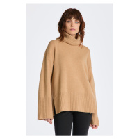 ROLÁK GANT D1. LOUNGE ROLLNECK SWEATER hnědá