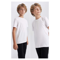 DEFACTO dvoudílné tričko s krátkým rukávem, běžný střih