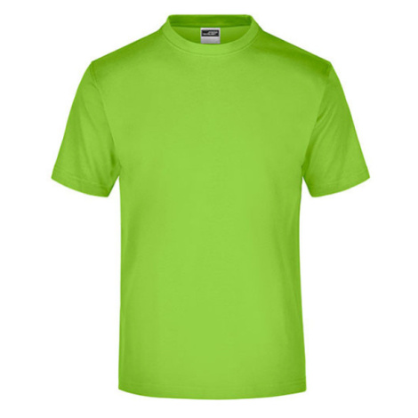 James&amp;Nicholson Unisex triko JN001 Lime Green James & Nicholson