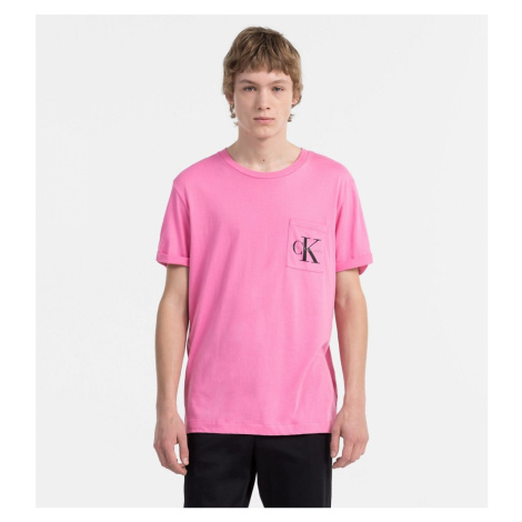 Calvin Klein pánské růžové tričko
