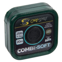 Carp Spirit Šňůrka Combi-Soft Coated Braid Camo Green 20m Nosnost: 35lb