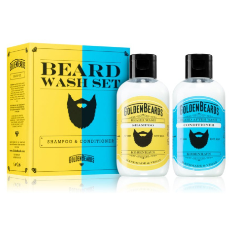 Golden Beards Beard Wash Set šampon a kondicionér na vousy