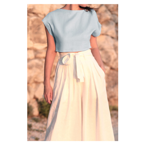 Krátké tričko Lotika ze 100% lnu