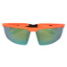 Neon LED Sluneční brýle, oranžová, velikost
