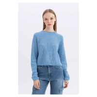 DEFACTO Cool Regular Fit Crew Neck Basic Sweater