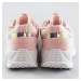 Růžové dámské sneakersy se dvojitými tkaničkami (7001)