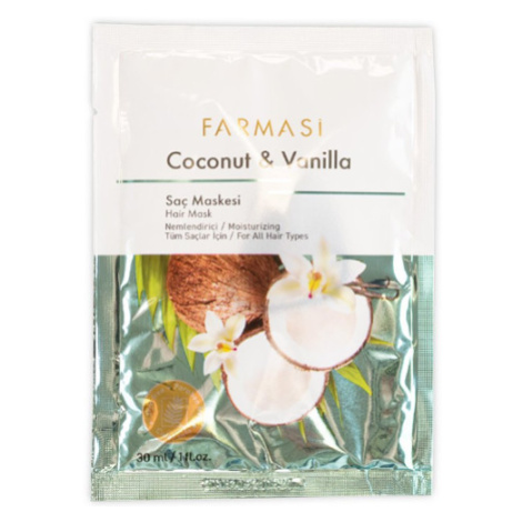 Farmasi Posilující maska ​​na vlasy s kokosem a vanilkou 30 ml