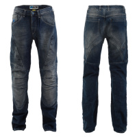 PMJ Dallas Pánské moto jeansy modrá