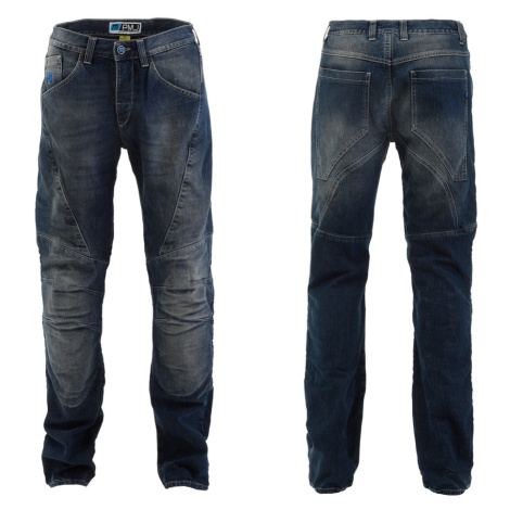 PMJ Dallas Pánské moto jeansy modrá PMJ Promo Jeans