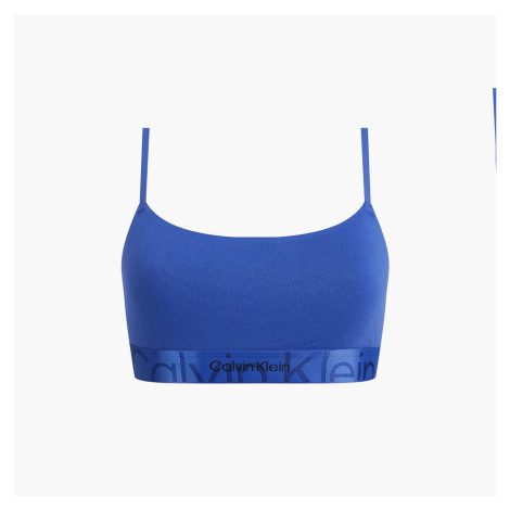 Modrá sportovní podprsenka CK Cotton–Blend Calvin Klein