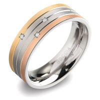 Boccia Titanium Titanový prsten s brilianty 0135-02 61 mm