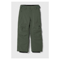 Dětské lyžařské kalhoty Quiksilver ESTATE YTH PT SNPT zelená barva