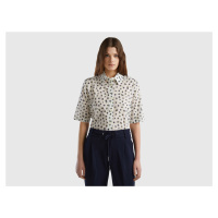 Benetton, Short Sleeve Patterned Shirt