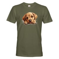 Pánské tričko s potiskem Labrador - vtipné tričko
