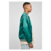 Satin College Jacket - green