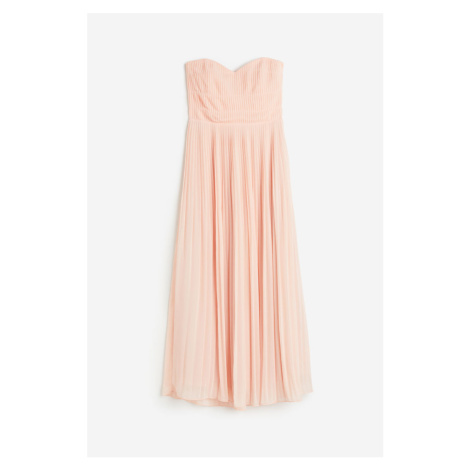 H & M - Dlouhé šaty bandeau - oranžová H&M