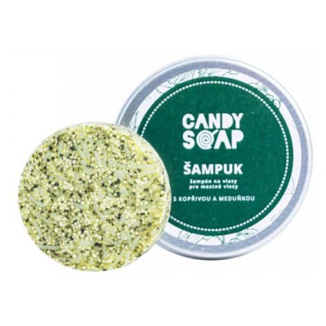 Tuhý šampon s kopřivou a meduňkou - pro mastné vlasy - CESTOVNÍ | Candy Soap
