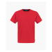 Pánské tričko s krátkým rukávem ATLANTIC - světle červené