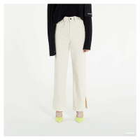 Sixth June Slit Wide Leg Pants Cream