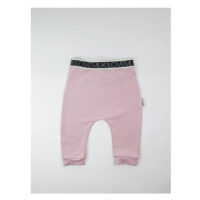 Dětské kalhoty I LOVE MILK v růžové barvě
