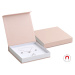 JK Box Pudrově růžová dárková krabička na soupravu šperků VG-10/A5/A1