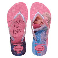 Havaianas dívčí žabky Disney Ledové království 4123328-1749 Pink Lemonade