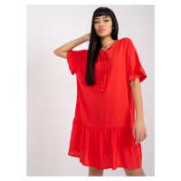 ČERVENÉ OVERSIZE ŠATY SOFIE -RED Červená