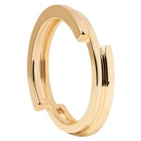 PDPAOLA Minimalistický pozlacený prsten Genesis Essentials AN01-898 58 mm