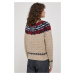 Vlněný svetr Polo Ralph Lauren dámský, béžová barva