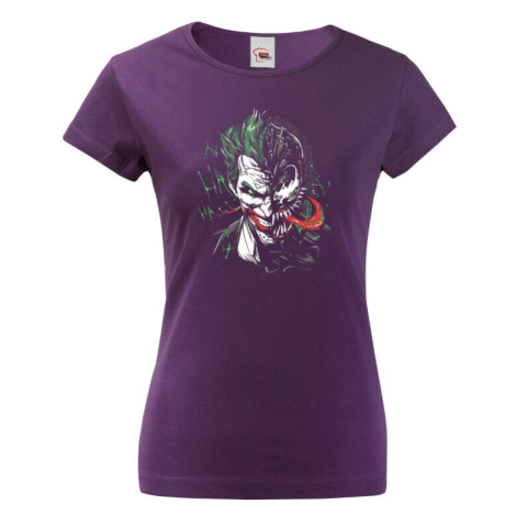 Dámské tričko Joker pro milovníky Marvelu/DC BezvaTriko