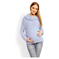 Těhotenský Vlněný svetr s rolákem 60001C